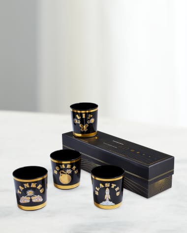 Jonathan Adler Molotov Cocktail Glasses, Set of 4