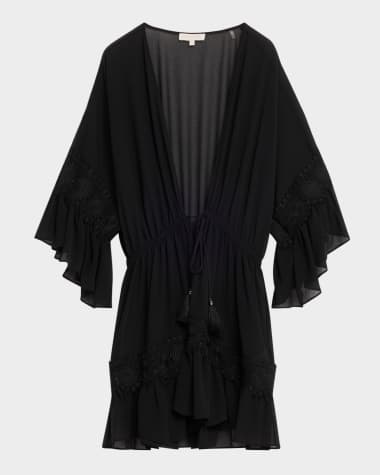 Ramy Brook Amalia Grommet-Trim Sun Dress Coverup
