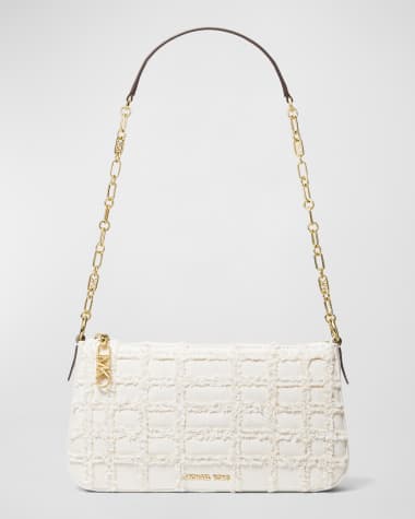 MICHAEL Michael Kors Empire Distressed Chain Pouchette Shoulder Bag