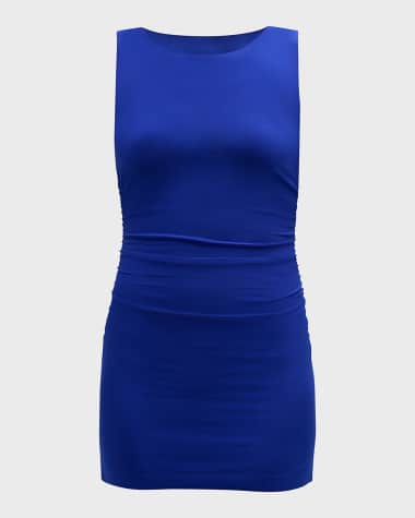 Norma Kamali Sleeveless Pickleball Mini Dress