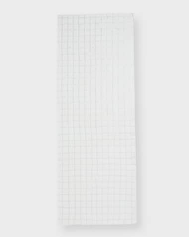 Bindya Accessories Checkered Cashmere & Silk Evening Wrap