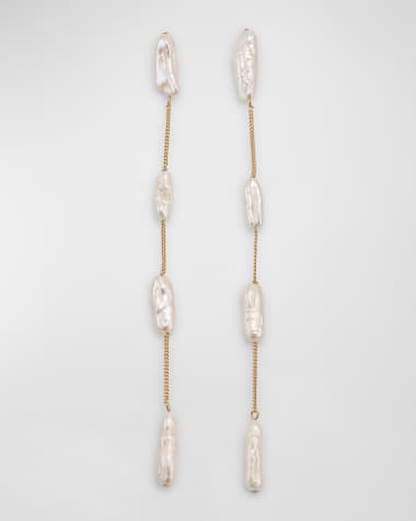 Cult Gaia Amun Pearl Dangle Earrings