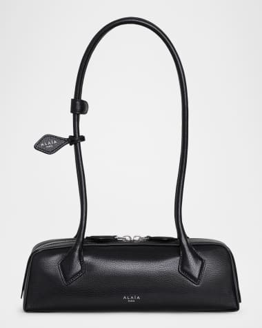 ALAIA Le Teckel Small Shoulder Bag in Leather