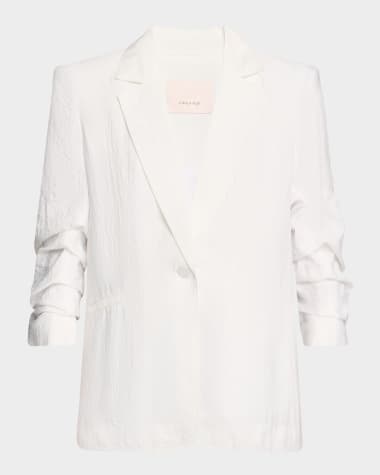 Cinq a Sept Tumbled Woven Khloe Blazer