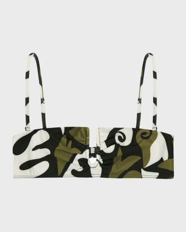 Mara Hoffman Cruz Bandeau Bikini Top