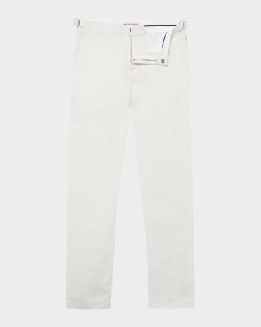 Orlebar Brown Men's Griffon Tailored Linen Pants
