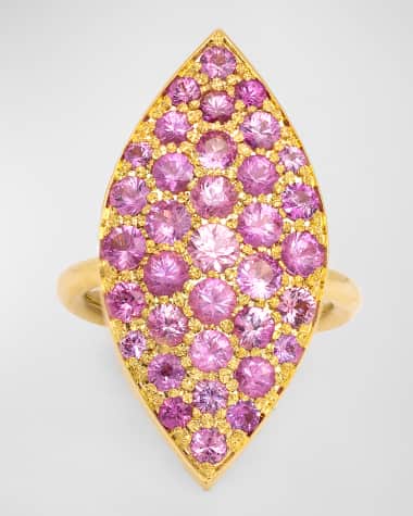 Jenna Blake Palm Pink Sapphire Ring