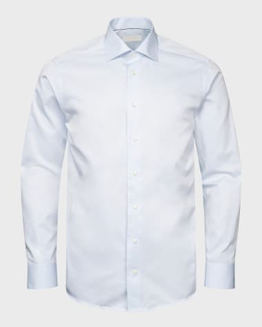 Eton Men's Slim Fit Elevated Twill Shirt