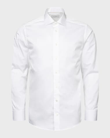 Eton Men's Contemporary Fit Elevated Twill Shirt