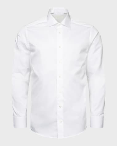 Eton Men's Slim Fit Elevated Twill Shirt