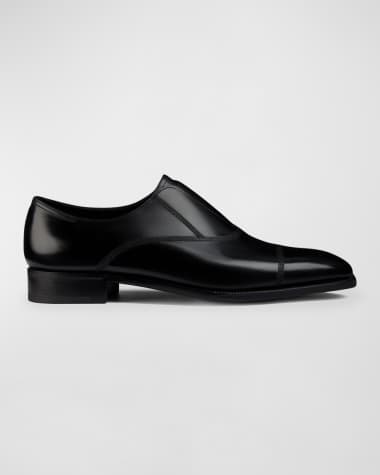 John Lobb Men's Mansell Leather Loafers