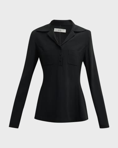 Co Slim A-Line Collared Shirt