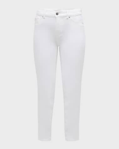 DL1961 Mara Straight Mid-Rise Instasculpt Ankle Jeans