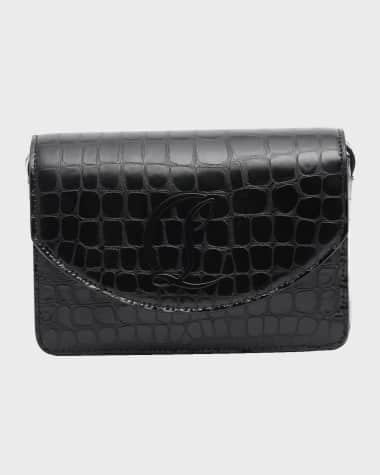 Christian Louboutin Loubi54 Crossbody Small in Alligator Embossed Leather