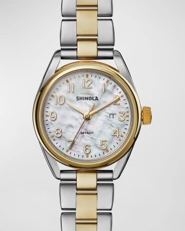 Shinola Derby Two-Tone Bracelet Watch, 38mm