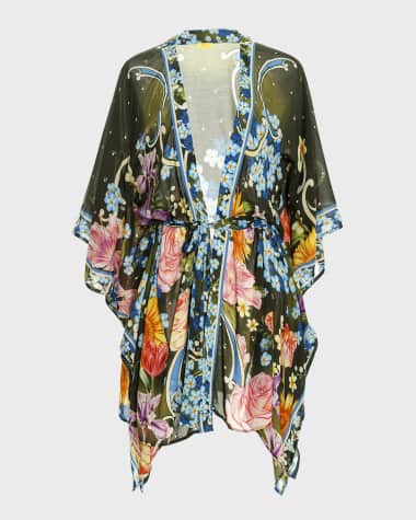 Agua Bendita Cora Dreamin Kimono Coverup