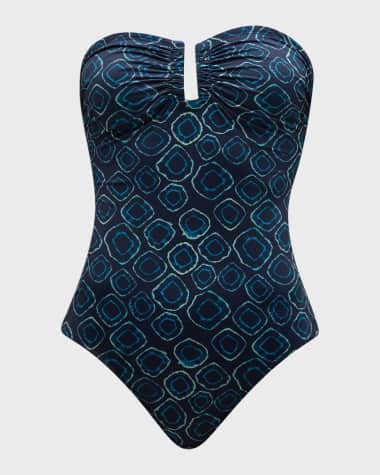 Ulla Johnson Monterey Bandeau One-Piece Swimsuit
