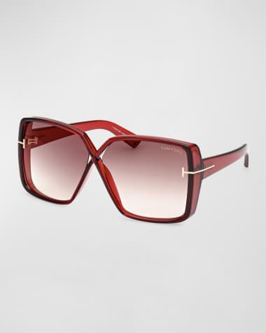 TOM FORD Yvonne Acetate Butterfly Sunglasses
