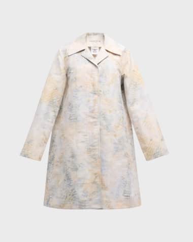 Lafayette 148 New York Fern-Print Straight Jacket