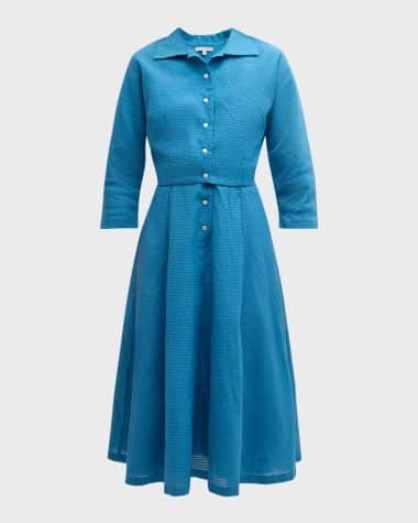 Frances Valentine Peggy Striped Jacket & Midi Dress Set