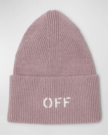 Off-White Off Stamp Loose Knit Beanie