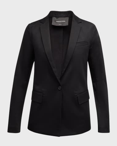 FABIANA FILIPPI Single-Button Cotton Gabardine Jacket