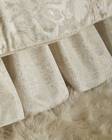 Austin Horn Collection Giselle Ruffled Bed Skirt, Queen