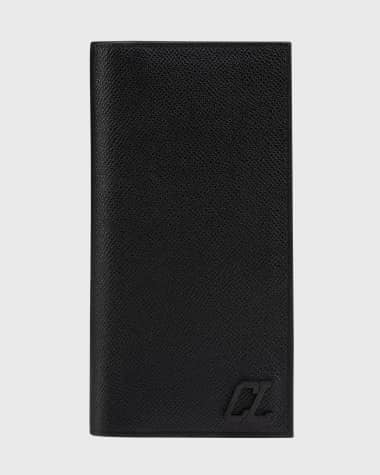 Christian Louboutin Men's Groovy Vertical Long Bifold Wallet
