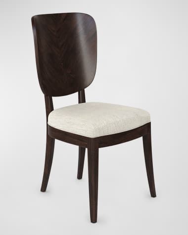 Casa Ispirata Chevron Dining Side Chairs, Set of 2