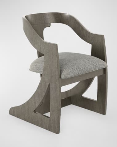 Casa Ispirata Cresent Barrel Dining Chair