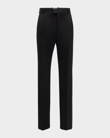 Bottega Veneta Men's Sartorial Grain de Poudre Trousers