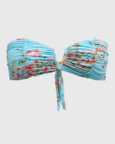 PQ Swim Dolce Ruched Bandeau Bikini Top