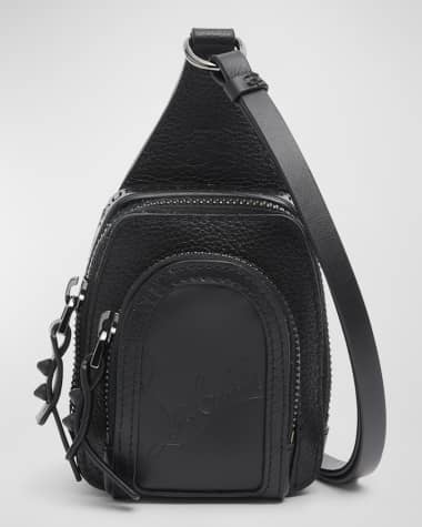 Christian Louboutin Men's Loubifunk Mini Crossbody Bag in Leather