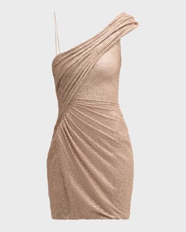 Neiman marcus gold dress online