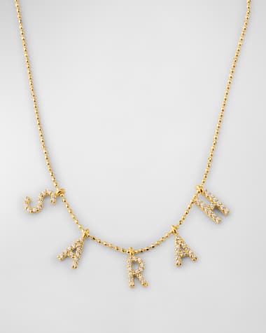 Tai 14K Gold-Plated Sterling Silver 5-Letter Personalized Necklace