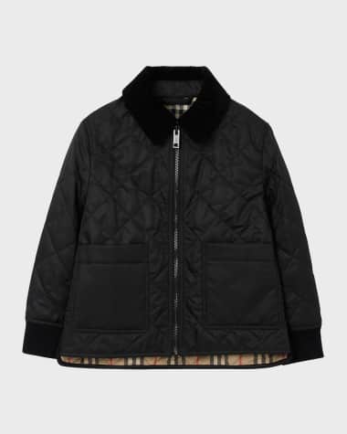 Burberry Boy's Otis Quilted Jacket, Size 3-14