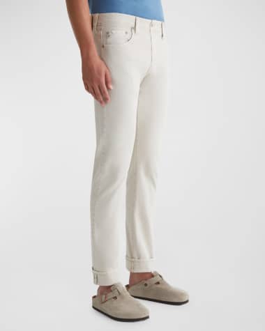 AG Adriano Goldschmied Protege Sulfur Olive Corduroy Pants, $79, Neiman  Marcus