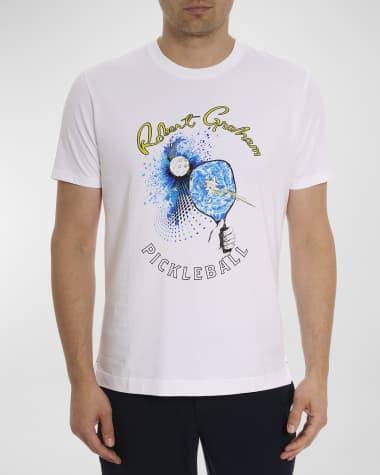 Robert Graham Men's Pickleball Slap Graphic Logo T-Shirt