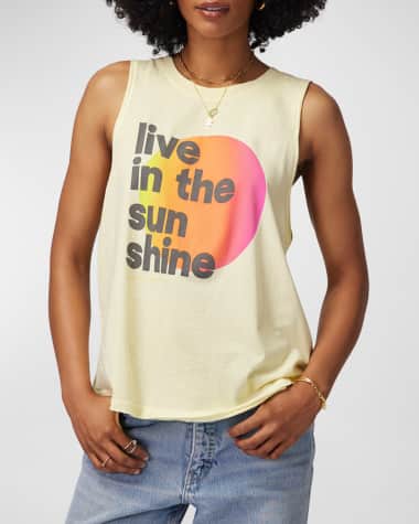 Spiritual Gangster Sunshine Jade Muscle Tank
