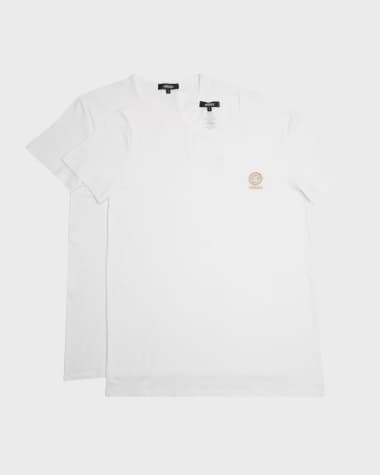 Versace Men's 2-Pack Cotton Logo T-Shirts