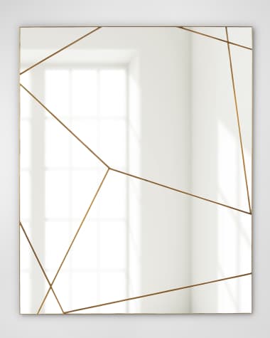 John-Richard Collection Vertice 60" Wall Mirror