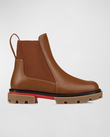 Christian Louboutin Girl's Marchacroche Calf Leather Boots, Toddlers/Kids