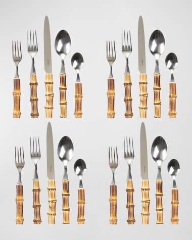 Juliska Bamboo 20-Piece Flatware Set