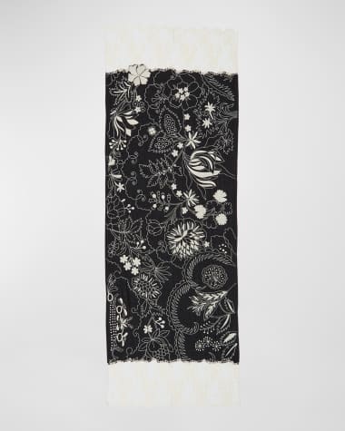 Janavi Midnight Bloom Cashmere