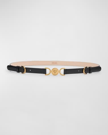 Black Skinny Women's Designer Belts at Neiman Marcus