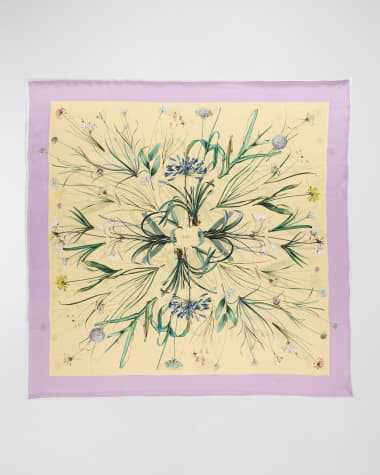 St. Piece Vivienne Double-Sided Silk Scarf
