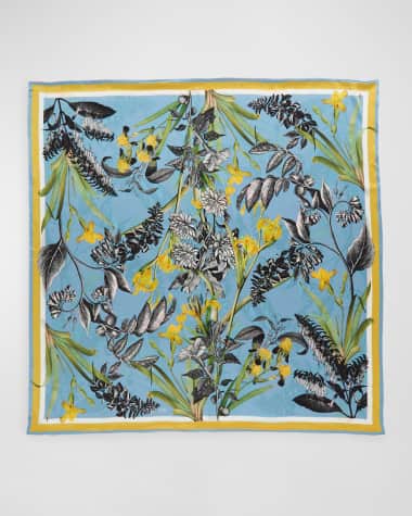 St. Piece Vita Double-Sided Multicolor Silk Scarf