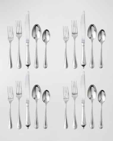 Juliska Berry & Thread 20-Piece Flatware Set - Bright Satin