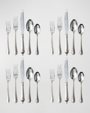 Juliska Berry & Thread 20-Piece Flatware Set - Bright Satin