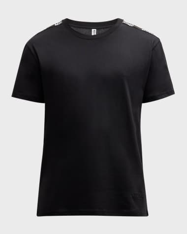 Moschino Men's Shoulder-Tape T-Shirt